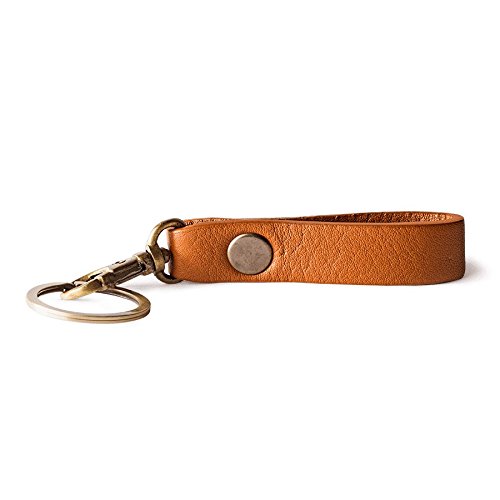 Dailyobjects Real Leather Key Chain Colour- Tan - Brown : Amazon